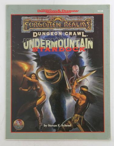 Undermountain: Stardock (AD&D Fantasy Roleplaying, Forgotten Realms Dungeon Crawl Trilogy, part 3) by Steven Schend (1997-02-01), by   