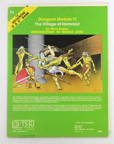 AD&D The Village of Hommlet T1, by Gary Gygax  