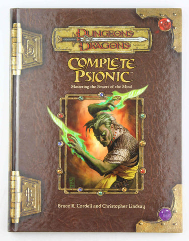 Complete Psionic (Dungeons & Dragons d20 3.5 Fantasy Roleplaying Supplement), by Lindsay, Christopher,Cordell, Bruce R.  