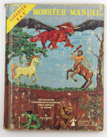 Advanced Dungeons & Dragons Monster Manual: An Alphabetical Compendium of all the Monsters Found in AD&D, Including Attacks, Damage, Special Abilities, and Descriptions, by Gary Gygax  