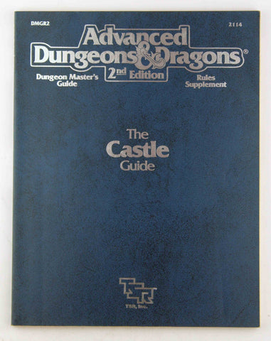 AD&D 2e The Castle Guide VG+, by Boucher, et al  