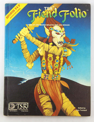 AD&D Fiend Folio VG D&D RPG, by Various  