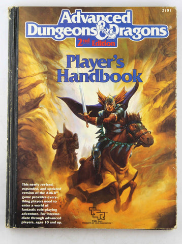 AD&D 2e Players Handbook Overextended Binding, by Various  