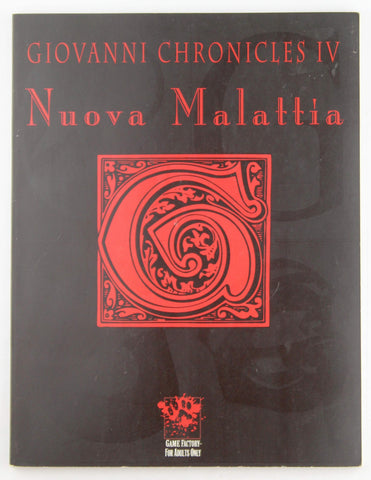 Giovanni  Chronicles IV:  Nuova Malattia (Vampire: The Masquerade), by McFarland, Matthew, Grove, Heather  