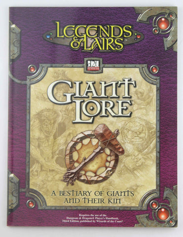 Legends & Lairs: Giant Lore, by Fantasy Flight Games  