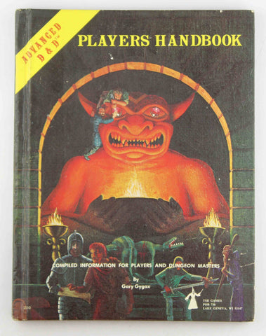 Advanced Dungeons & Dragons, Players Handbook: Special Reference Work, by Gary Gygax  