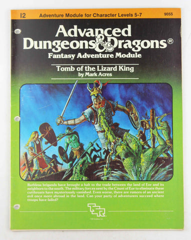 Tomb of the Lizard King  (Advanced Dungeons & Dragons/AD&D Module I2), by Acres, Mark  