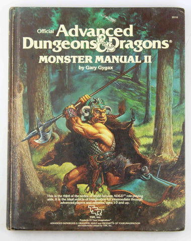 Advanced Dungeons and Dragons: Monster Manual II (#2016), by Gygax, Gary  