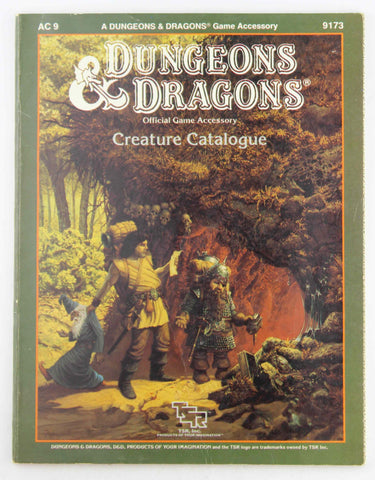 D&D Creature Catalogue AC9 VG, by Morris, et al  