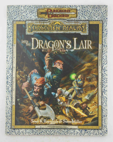 D&D Into The Dragons Lair VG+, by Reynolds, Miller  