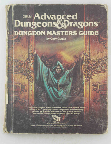 AD&D Dungeon Masters Guide Updated Cover Rougher Shape, by Gary Gygax  