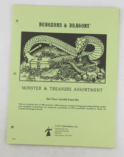 D&D Monster & Treasure Assortment Set Two: Levels Four-Six, by Various  