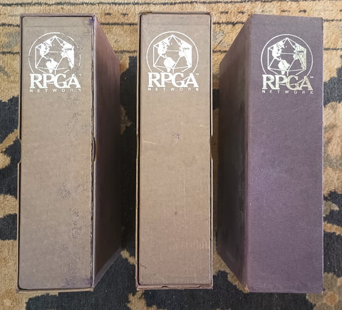 Lot of 3 RPGA Magazine Holder / Boxes Scarce, by Staff  