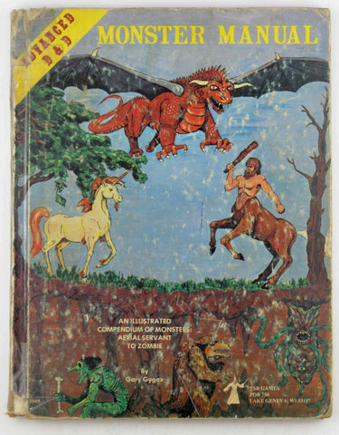 Advanced Dungeons & Dragons Monster Manual: An Alphabetical Compendium of all the Monsters Found in AD&D, Including Attacks, Damage, Special Abilities, and Descriptions, by Gary Gygax  