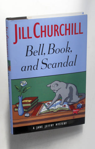 Bell, Book, and Scandal VG, by Jill Churchill Signed First Edition