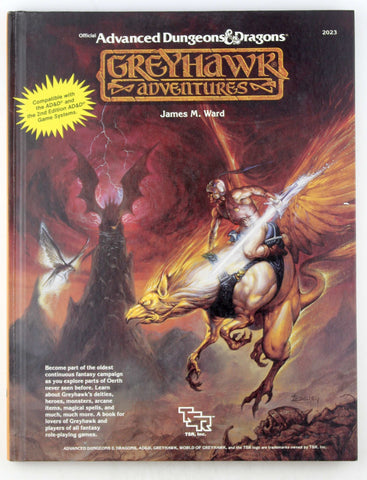 AD&D Greyhawk Adventures VG+ Higher End, by James Ward  