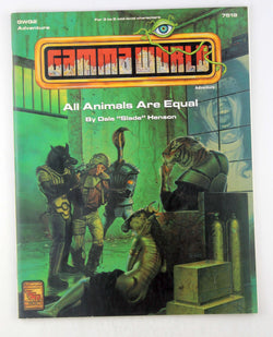 All Animals Are Equal (Gamma World Adventure GWQ2), by Henson, Dale  