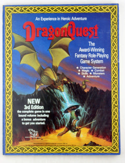 DragonQuest Fantasy Role-Playing Game System New 3rd Edition - The Complete Game in One Bound Volume Including a Bonus Adventure to Get You Started, by Gerald C. Klug  
