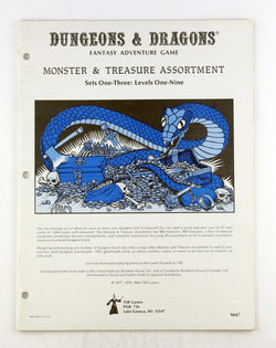 Dungeons & Dragons Monster & Treasure Assortment: Set One-Three: Levels One-Nine, by   