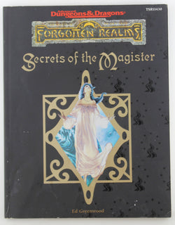 AD&D 2e Secrets of the Magister Forgotten Realms, by Ed Greenwood  