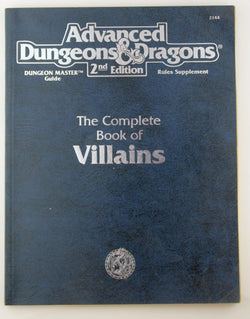 AD&D 2e The Complete Book of Villains VG, by Botula  
