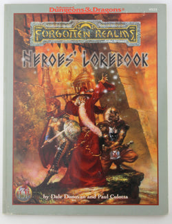 AD&D 2e Heroes' Lorebook VG, by Dale Donovan, Paul Culotta  