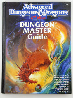 AD&D 2e Dungeon Master's Guide VG, by David Zeb Cook  