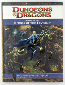 Player's Option: Heroes of the Feywild: A 4th edition Dungeons & Dragons Supplement (4th Edition D&D), by Rodney Thompson, Claudio Pozas, Steve Townshend  
