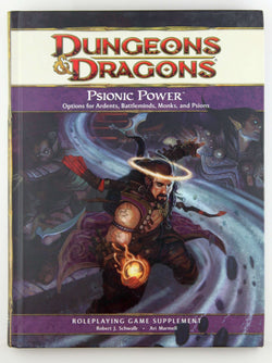 Psionic Power: A 4th Edition D&D Supplement, by Mearls, Mike  