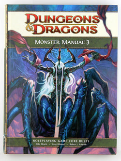 Monster Manual 3: A 4th Edition D&D Core Rulebook (Dungeons & Dragons 4th edition), by Mike Mearls, Greg Bilsland, Robert J. Schwalb  