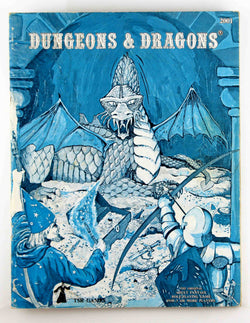 D&D Dungeons & Dragons Blue Book 2001, by Gygax, Arneson, Holmes  