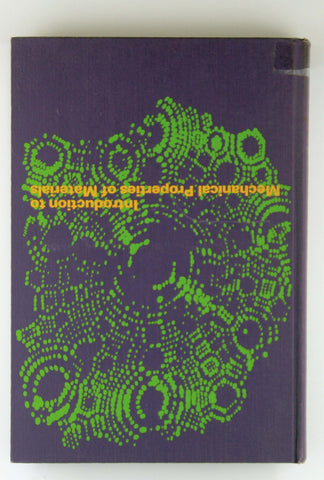 Introduction to Mechanical Properties of Materials, by Melvin M Eisenstadt  