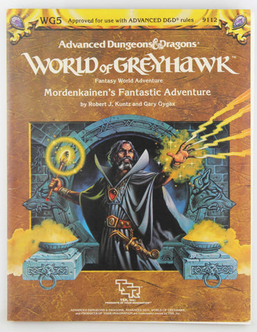 AD&D Greyhawk WG5 Mordenkainen's Fantastic Adventure VG, by Robert J Kuntz, Gary Gygax  