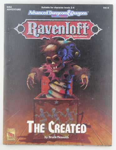 AD&D 2e The Created Ravenloft VG, by Bruce Nesmith  
