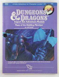 Maze of the Riddling Minotaur (Dungeons & Dragons Expert Set Adventure Module, No. M2), by Jeff Grubb  