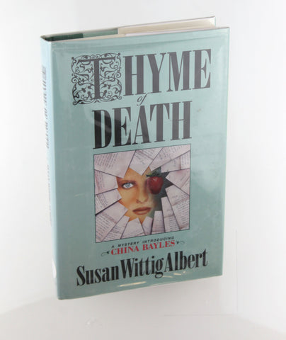 Thyme of Death, by Albert, Susan Wittig Signed First Edition