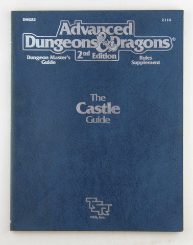 AD&D 2e The Castle Guide VG, by Boucher, et al  