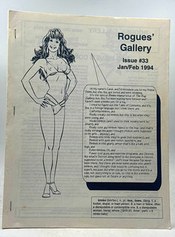 Rogues' Gallery APA/Zine Issue 33 Jan Feb 1994 "Bimbos", by Allston  