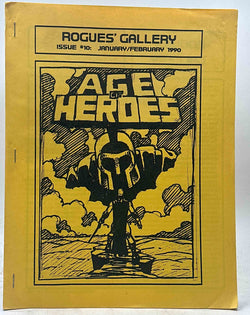 Rogues' Gallery APA/Zine Issue 10 Jan Feb 1990 Age of Heroes, by Allston  
