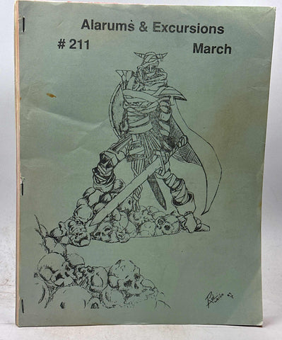 Alarums & Excursions #211 Mar RPG APAzine, by Gold, Lee (ed.)  