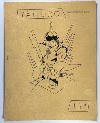 Yandro #189 (Jun 1969) Science Fiction Fanzine, by Coulson, Robert & Juanita  