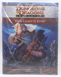 D&D 4e Dark Legacy of Evard SW Encounters, by Richard Baker  