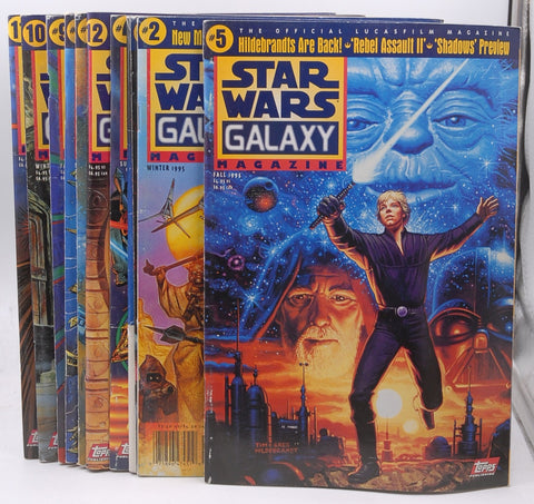 Lot/Collection of 10 Star Wars Galaxy Magazines, by Various  