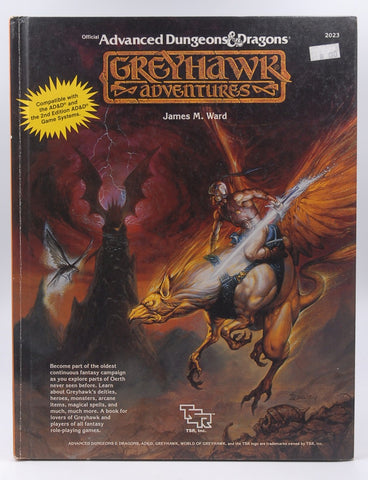 Greyhawk Adventures (Advanced Dungeons & Dragons Rulebook), by Ward, James M.  