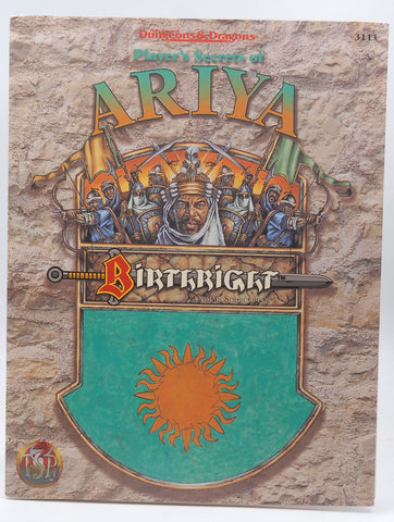 Ariya Domain Pack (AD&D Fantasy Roleplaying, Birthright Setting ), by   