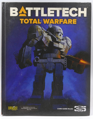 Battletech Total Warfare VG+ Blue Purple Cover, by Staff  