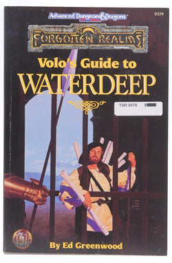 AD&D 2nd Ed Volo's Guide to Waterdeep w/Map, by Ed Greenwood  