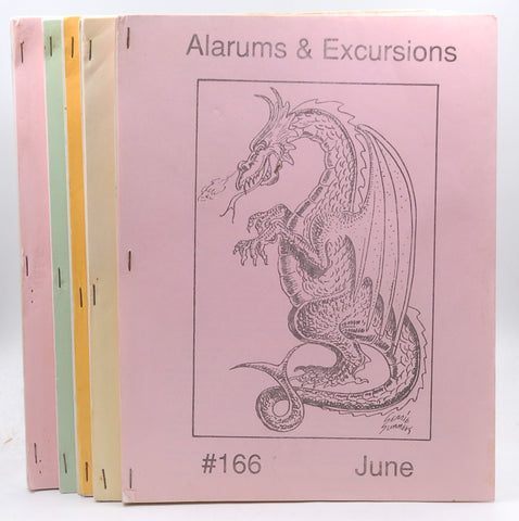Lot/Collection of 5 Alarums & Excursions 166 202 204 221 223 APA/Zine D&D RPG, by Various  