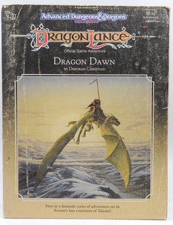 AD&D Dragonlance DLA1 Dragon Dawn Rubbing, by Deborah Christian  