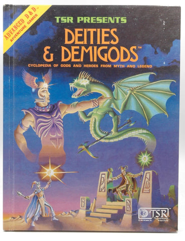 AD&D Deities & Demigods 128pp VG++, by Jim Ward, Rob Kuntz  